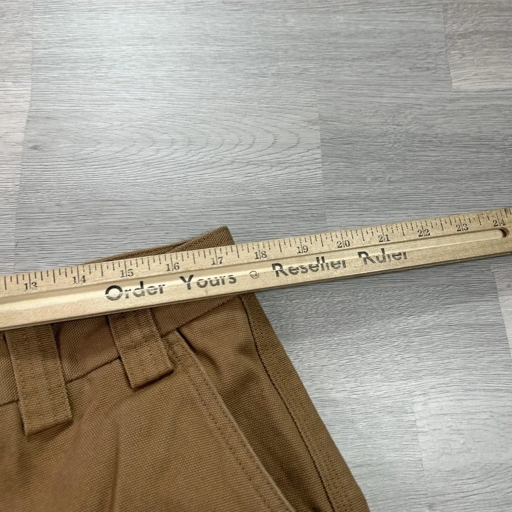 Duluth Trading Co Pants Mens 36x36 Brown Canvas Cargo Straight Leg Workwear